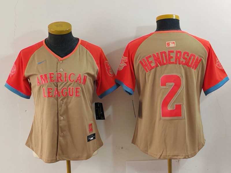 Womens Baltimore Orioles #2 Gunnar Henderson Cream 2024 All Star Limited Stitched Jersey->2024 mlb all-star->MLB Jersey
